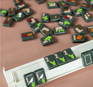 Tuiles de Mahjong de Luxe en Acrylique de Qualité Supérieure, Inspirées du Cloisonné, Gravées au Laser, pour la Personnalisation des Marques E-commerce - Product Image 4