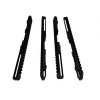 Rail de guidage coulissant en acier inoxydable et aluminium, sur mesure, de haute qualité, durable, pour accessoires de chasse, usiné CNC, anodisé avec précision