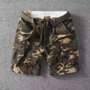 Shorts Bermuda Décontractés d'Été pour Hommes en Coton Camouflage – 100% Coton Anti-Plis, Respirant et Écologique – Grande Vente - Product Image 2