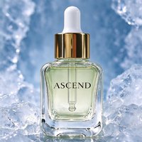 Nouvelles bouteilles compte-gouttes en verre transparent de 30 ml pour huiles essentielles cosmétiques et soins de la peau