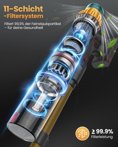 <span class=keywords><strong>Buture</strong></span> Mohomo Vc60 450w 38kpa aspirazione 1.8l tappetino portatile senza fili senza fili aspirapolvere senza fili per moquette con luce a Led - Product Image 6