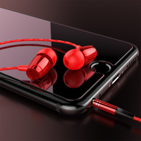 [Personalizado R4] Auriculares Intrauditivos con Cable Metálico, Universales para Teléfonos Móviles, Conector de 3.5mm, Sin Cancelación de Ruido, No Impermeables