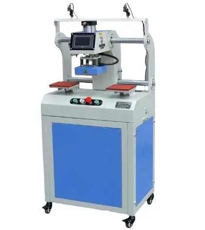 Machine de presse à sublimation pneumatique automatique, impression numérique, double station d'étiquettes, 20x30 cm, vente directe d'usine