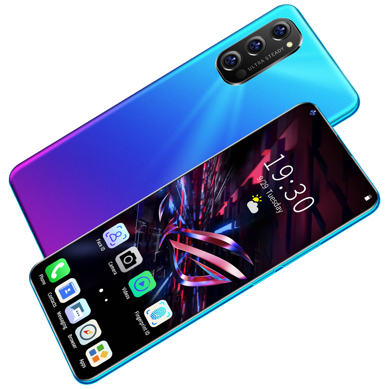 Mở Khóa Toàn Cầu UK USA 100% Original Rino5Pro MobilePhones Android 10.0 Hệ Thống Chống Nước Điện Thoại Thông Minh Mobail