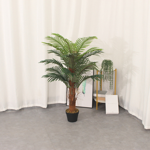 Vente chaude Palmier Artificiel En Plastique Nouveau Design Aspect Naturel Décoration de La Maison Arbre Usine En Gros - Product Image 4