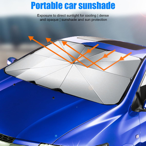 Car Windshield Sunshade <b>Umbrella</b> Folding Car Sun Shade Parasol <b>Umbrella</b> - Product Image 3