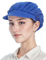 Usine bon prix filet à cheveux unisexe anti-poussière respirant anti-poussière casquettes cuisine chef travail chapeau