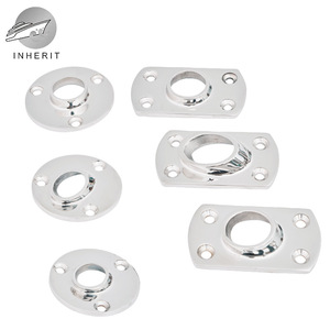 Support de tringle à rideau en acier inoxydable Inherit, base carrée de 25 mm, plaque de montage universelle antirouille - Product Image 1