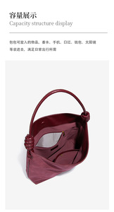 <span class=keywords><strong>Sac</strong></span> fourre-tout de luxe en daim pour femme 2025 <span class=keywords><strong>marron</strong></span> tressé à bandoulière décontracté doublure polyester forme <span class=keywords><strong>seau</strong></span> - Product Image 6