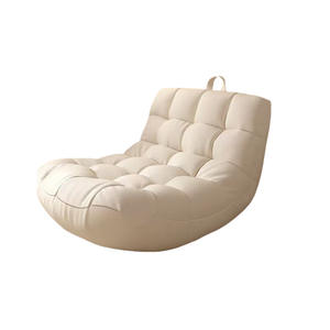 Sillón Reclinable Tipo Oruga para Dormir, Ideal para Dormitorios Pequeños, Balcones, Silla de Descanso con Tapicería de Cuero - Product Image 5