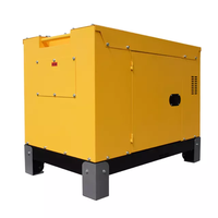 10kw 10kva 10 kva 12kva 12kw 15 kw 15kva tragbare einphasige dreiphasige 2 Zylinder leise Diesel generatoren Preis