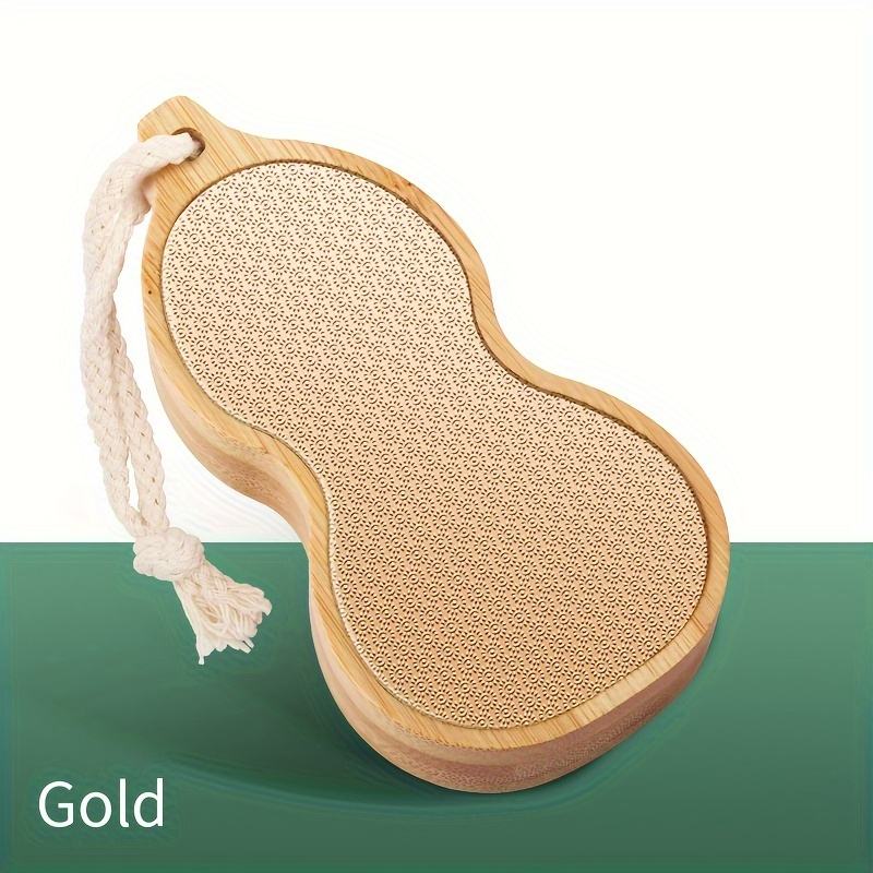 Verre doré avec coque en bois