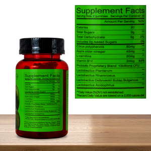 Bonbons gélifiés au vinaigre de cidre de pomme à la cétone OEM ODM, compléments alimentaires sains pour la perte de poids chez les adultes, soutien digestif, non destiné aux femmes enceintes - Product Image 5