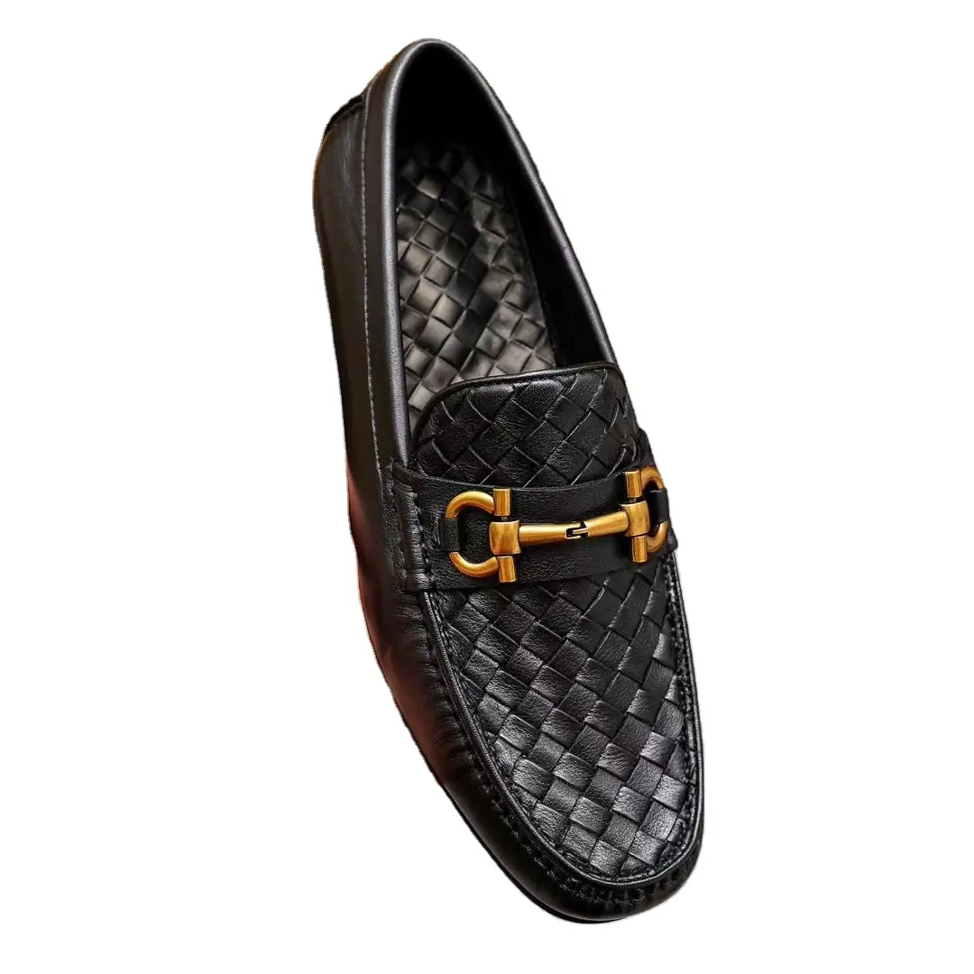men shoes top quality loafers full grain cow