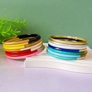 Bracelet jonc Bufalow jaune en corne écologique, bijoux de mode, boucles d'oreilles style cadeau pour les amoureux, vente en gros du Vietnam - Product Image 5