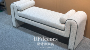 Factory Manufacturing Wood Construction Fabric Velvet Seat Modern for Furniture <b>Bedroom</b> Sets Seat Modern for <b>Bedroom</b> - Product Image 4