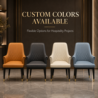 Chaises de restaurant de luxe, fauteuil à dossier haut matelassé en diamant avec revêtement haut de gamme pour hôtel, banquet, salon, salle à manger