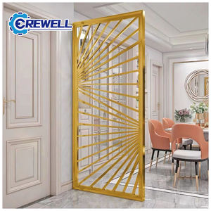 Conception arabe contemporaine d'écran intérieur imperméable de diviseur de séparateur de pièce en métal contemporain - Product Image 2