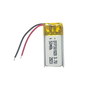 Литий-ионный аккумулятор малой емкости 3.7В 30мАч 40мАч 50мАч 65мАч в мягком корпусе, перезаряжаемый, сертифицированный KC/RoHS, для носимых устройств малого форм-фактора - Product Image 2