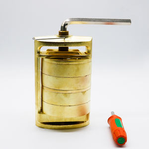 치과 2 레이어 더블 탱크 청동 처리기 틀니 플라스크 프레스 압축 렌치 핸들 - Product Image 4