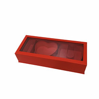 Kotak Hadiah Bunga Kualitas Terbaik I Love You, Kotak Bunga Kertas untuk Hari Ibu, Hadiah Hari Valentine, Kotak Rangkaian Bunga Persegi