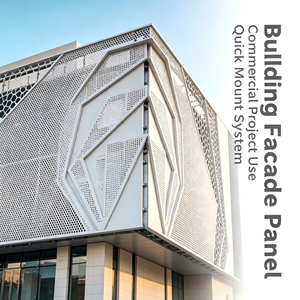 Panel de Revestimiento de Aluminio para Fachada de Edificio Moderno, Pantalla de Pared Cortina para Exteriores Comerciales de Centros Comerciales - Product Image 1