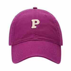 Nouvelle Casquette de Baseball Unisexe Ajustable, Style Hip-Hop, Motif Lettres en Relief, Couleur Violette, pour Sports de Plein Air, par un Designer de Mode - Product Image 1