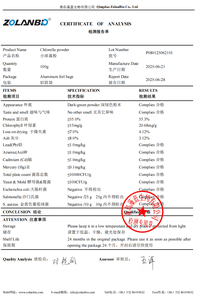 Poudre d'extrait de chlorella de spiruline verte fraîche naturelle biologique de certificat Iso <span class=keywords><strong>en</strong></span> <span class=keywords><strong>vrac</strong></span> pour le complément alimentaire - Product Image 2