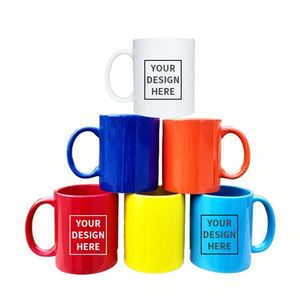 Taza de Café de Cerámica Promocional, Taza Blanca Personalizada para Viajes y Oficina con Asa - Product Image 1