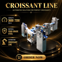 Ligne de production automatique de croissants, machine à pâtisserie croustillante, équipement de fabrication alimentaire, fabricant professionnel Shanghai Binkang