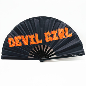 Ventilateur pliable géant en tissu de bambou QM 2025 personnalisé en usine pour cadeaux promotionnels - Product Image 3