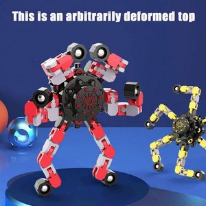 Juguete de cadena transpirable giratorio para la yema del dedo, Twister en espiral mecánico, giroscopio para la yema del dedo, juguete divertido sensorial Fidget Spinners, Juguetes - Product Image 5