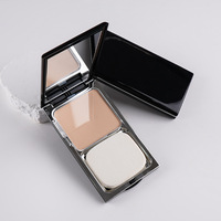 Visage Poudre Pressée Maquillage Mat Contrôle De L'huile Poudre Compacte Couverture Complète Poudre Pour Le Visage