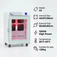Série d'armoires de séchage intelligentes pour animaux de compagnie UKDA Professional U2 U4+ K5 - 1100W-1650W Sécheuse haute puissance pour chiens et chats pour salon de toilettage