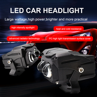 Feux auxiliaires latéraux en gros IP68 2,6 pouces 30W 12V 24V Feux antibrouillard LED double couleur Mini phare de conduite pour moto