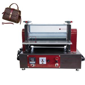 Automatic <b>Small</b> Heating Leather Edge Folding Strip <b>Drawing</b> Leather Skiving Machine with Motor - Product Image 2