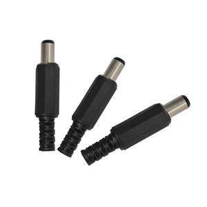 <b>12V</b> 3A 5.5x2.1mm DC Power Male <b>Plugs</b> Connector DC Power Socket Female Jack Screw Nut Panel Mount <b>Adapter</b> 5.5*2.1mm - Product Image 1