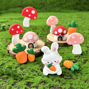 Animaux de la forêt éléphant Lion singe lapin écureuil hippopotame zèbre dinosaure caoutchouc souple gâteau en plastique topper - Product Image 6