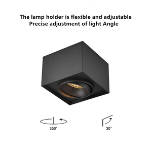 Đèn <span class=keywords><strong>Led</strong></span> Âm Trần Bán Chạy Tại Nhà Văn Phòng Thiết Kế Mới Đèn <span class=keywords><strong>Led</strong></span> Âm Trần Hình Vuông Gắn Trên Bề Mặt Điều Chỉnh Được 7W 10W 12W - Product Image 5