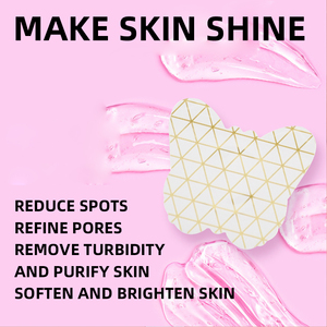 Roze Collageen Onder Oogmasker Donkere Cirkel Reducerende Oogvlekken Private Label Bladmasker Met Katoenen Materiaal - Product Image 2