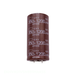 Condensador de Aluminio Original 980 uF EKHV401VSN981MA45S, 980UF 20% 400V TH, Tipo Through Hole - Product Image 1