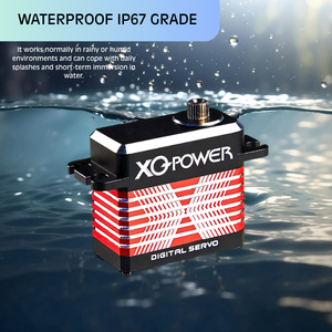 XQ-Power 12V 40kg.cm Torque Brushless Digital High-Performance Aluminum Water Resistant UAV <b>Drone</b> RC RC Airplane Parts - Product Image 5