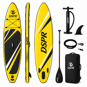 Planche de SUP gonflable ODM 320 cm durable tout usage en PVC double couche pour hommes et femmes avec configuration à trois ailerons pour les excursions sur eau calme - Product Image 4