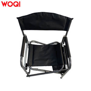 เก้าอี้พับ Woqi ผ้า Oxford โครงอะลูมิเนียม รับน้ำหนักได้ 150 กก. เก้าอี้ผู้กำกับสำหรับตั้งแคมป์กลางแจ้ง พร้อมโต๊ะข้าง - Product Image 2