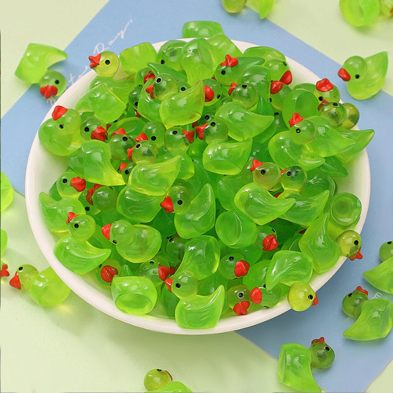 เป็ดเรืองแสงสีเขียวผลไม้