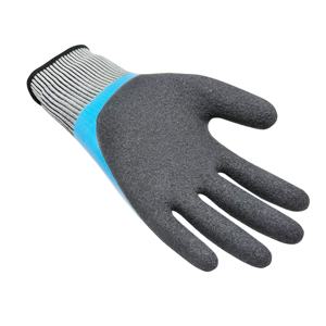 Guante impermeable de alta calidad Guantes de seguridad con doble revestimiento de látex - Product Image 3