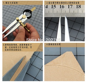 6inch Adjustable Wing Divider <strong>Edge</strong> Creaser DIY Leather Craft <strong>Tool</strong> - Product Image 6