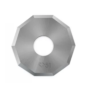 Pisau Tungsten Carbide Slitter Z50 Z51 Z52 Zund, pisau pemotong Tungsten Carbide Slitter Zund