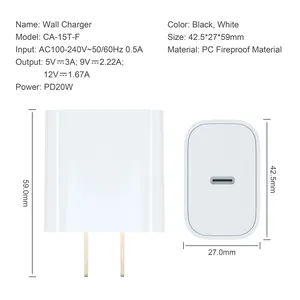 Large Stock 20w Pd Chargers Blocks For For Original Iphone 14 Pro Max Full Charger Of Phone Charger Accessories