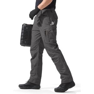 Men's Tactical <b>Pants</b> Water Resistant Ripstop <b>Cargo</b> <b>Work</b> Lightweight EDC Hiking <b>Pants</b> With Multi Pockets Gray 38W - Product Image 2